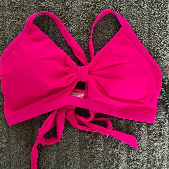 Blooming Jelly Other - Bold Pink Bikini Top